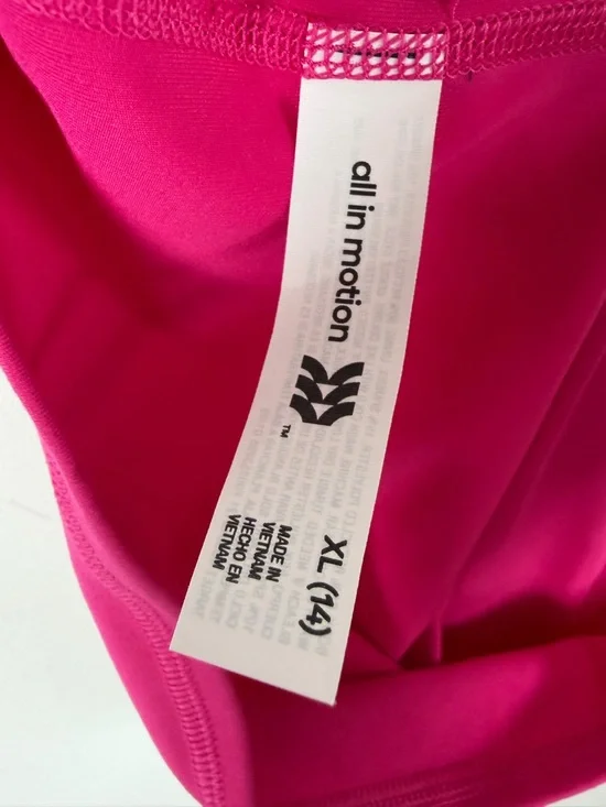 All In Motion™ Girls' Strappy Crop Tank Top -
Berry Pink XL - Picture 12 of 14